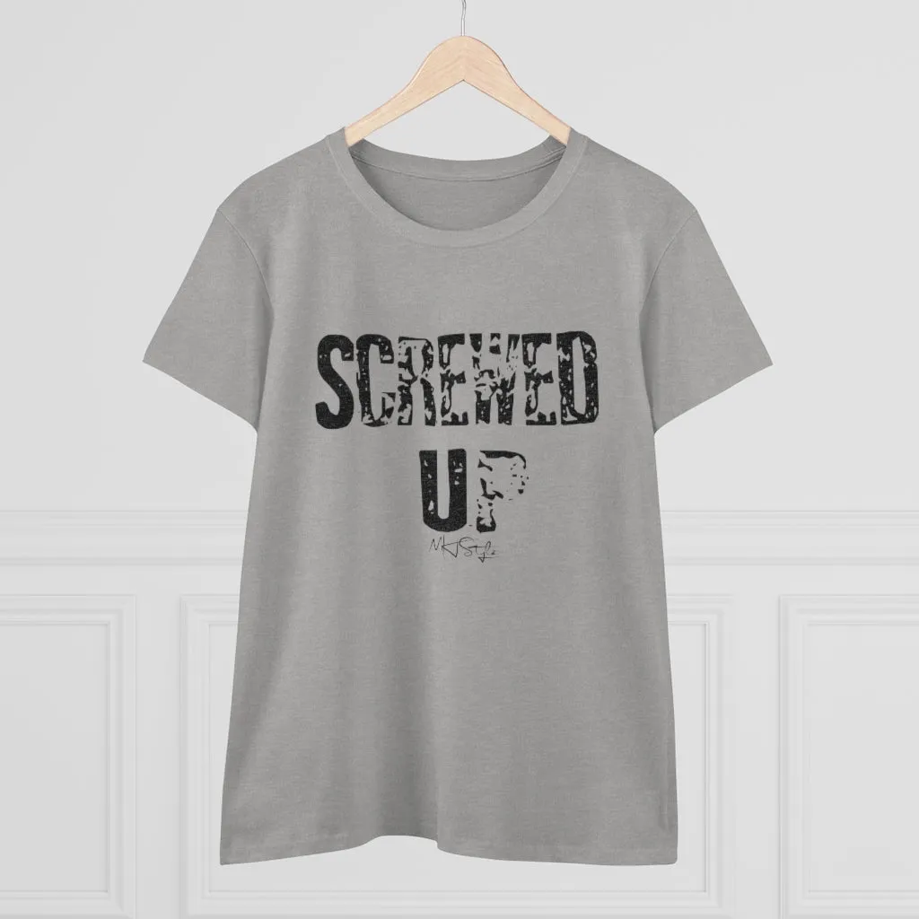 Screwed Up Women's Heavy Cotton Tee