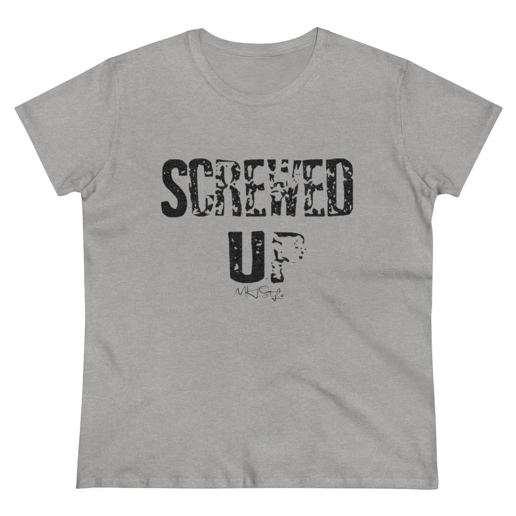 Screwed Up Women's Heavy Cotton Tee