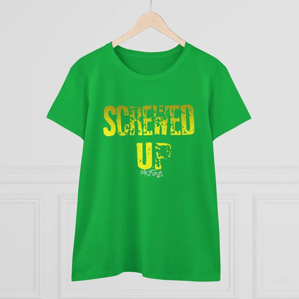 Screwed Up Women's Heavy Cotton Tee