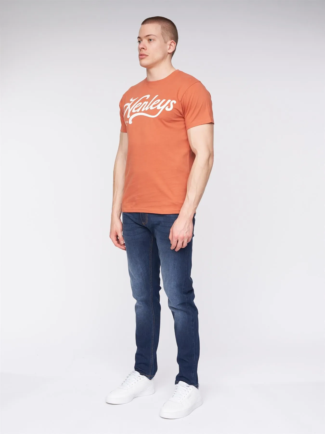 Scripthen T-Shirt Brick Red