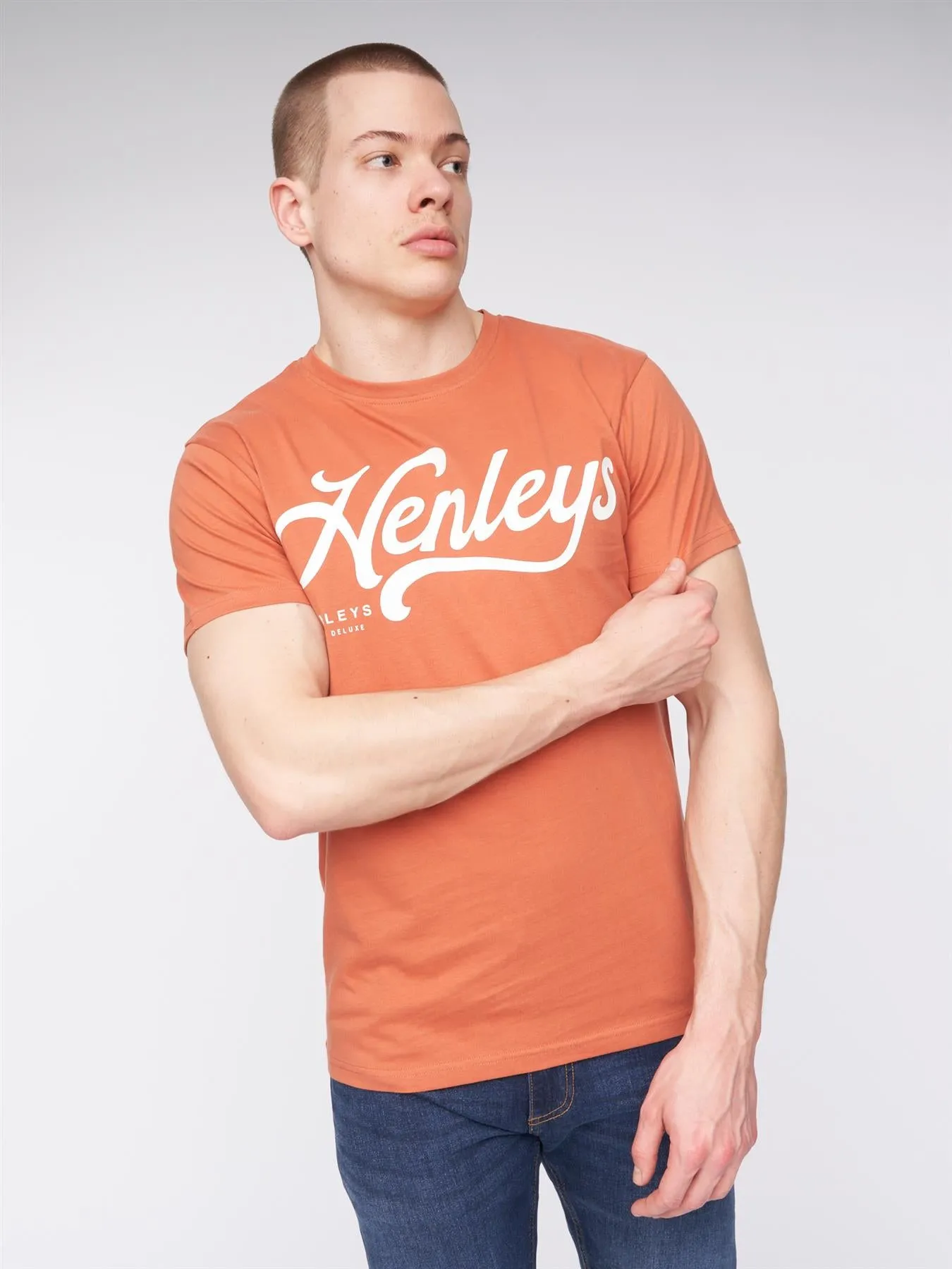 Scripthen T-Shirt Brick Red