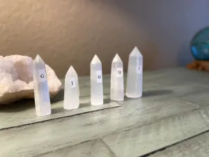 Selenite Polished Standing Generator Point (Tower) FB2900
