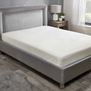 Sherpa Teddy Fleece Fitted Sheet - Cream