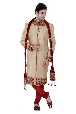 Sherwani (Custom Tailored) - (D.No.-1049-B)