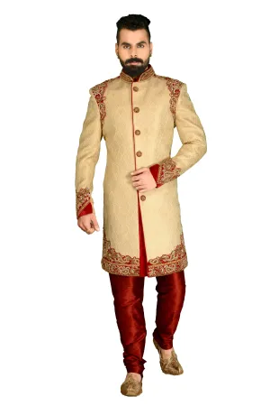 Sherwani (Custom Tailored) - (D.No.-1064)