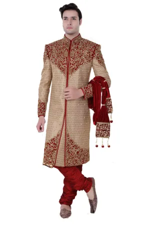 Sherwani (Custom Tailored) - (D.No.-1138)