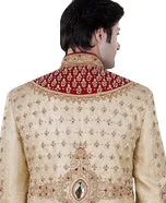 Sherwani (Custom Tailored) - (D.No.-1197)