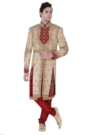 Sherwani (Custom Tailored) - (D.No.-1197)