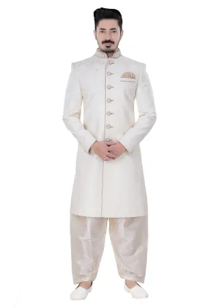 Sherwani (Custom Tailored) - (D.No.-1238)