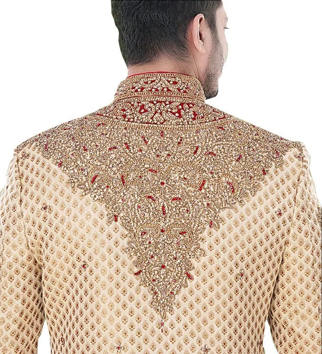 Sherwani (Custom Tailored) - (D.No.-1252)