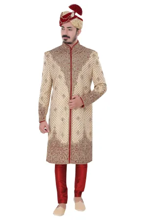 Sherwani (Custom Tailored) - (D.No.-1252)