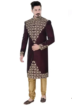Sherwani (Custom Tailored) - (D.No.-1253)