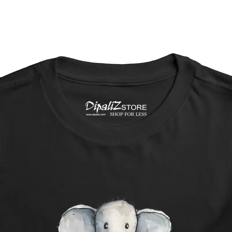 Short Sleeve Elephant Tee for Happy Toddler Style
