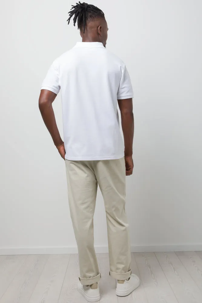 Short Sleeve Golfer White