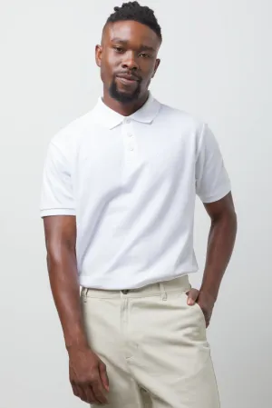 Short Sleeve Golfer White