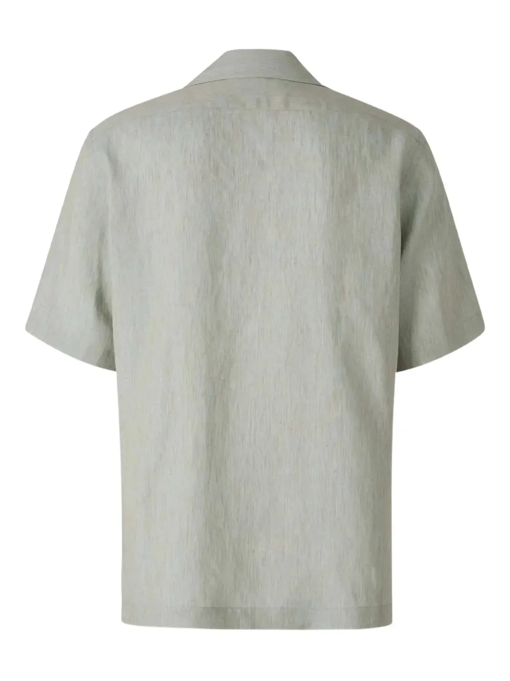 Short-sleeve linen shirt