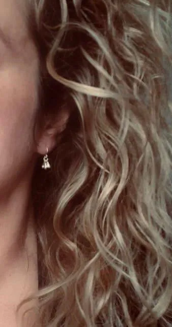 Silver Drop Earrings, tiny teardrop earring, 3 drop earring, small drop earring, little teardrop earring, silver teardrop earring small hook