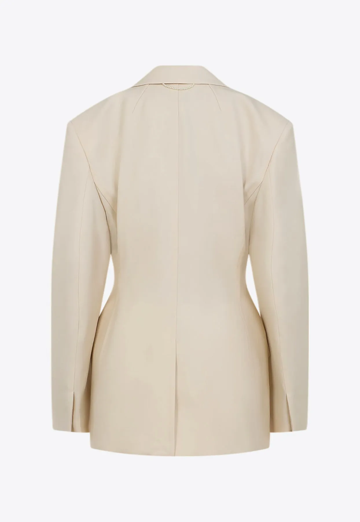 Single-Breasted Wool Blazer
