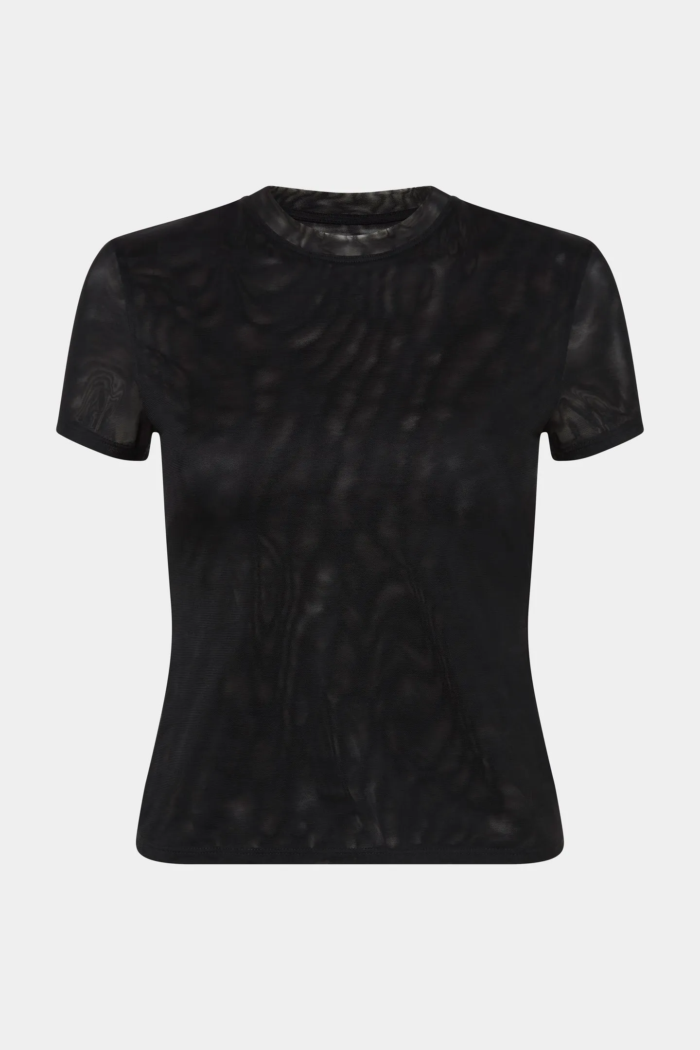 SIR. Jacques Mesh Fitted Tee - Black