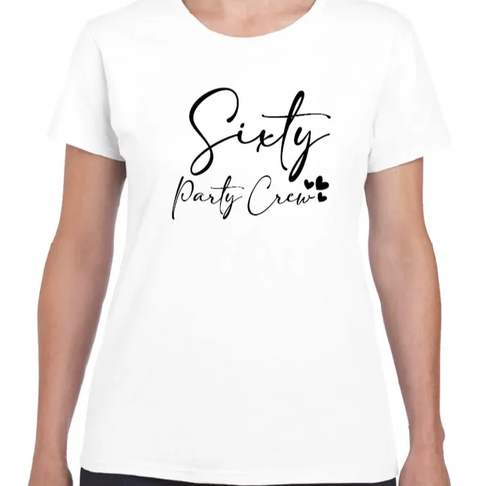 Sixty Party Crew Women's Birthday T-shirt