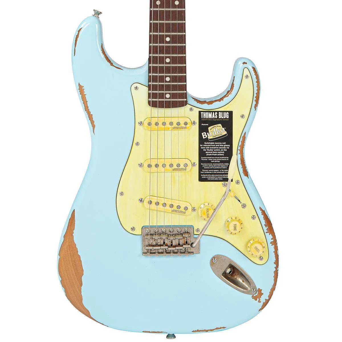 SOLD – Vintage V6 ProShop Unique ~ 'Aged Nitro Look' Laguna Blue