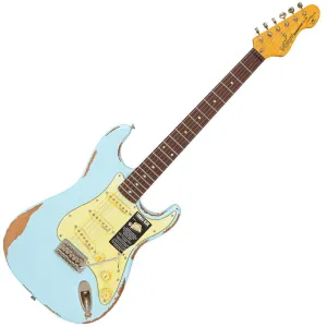 SOLD – Vintage V6 ProShop Unique ~ 'Aged Nitro Look' Laguna Blue
