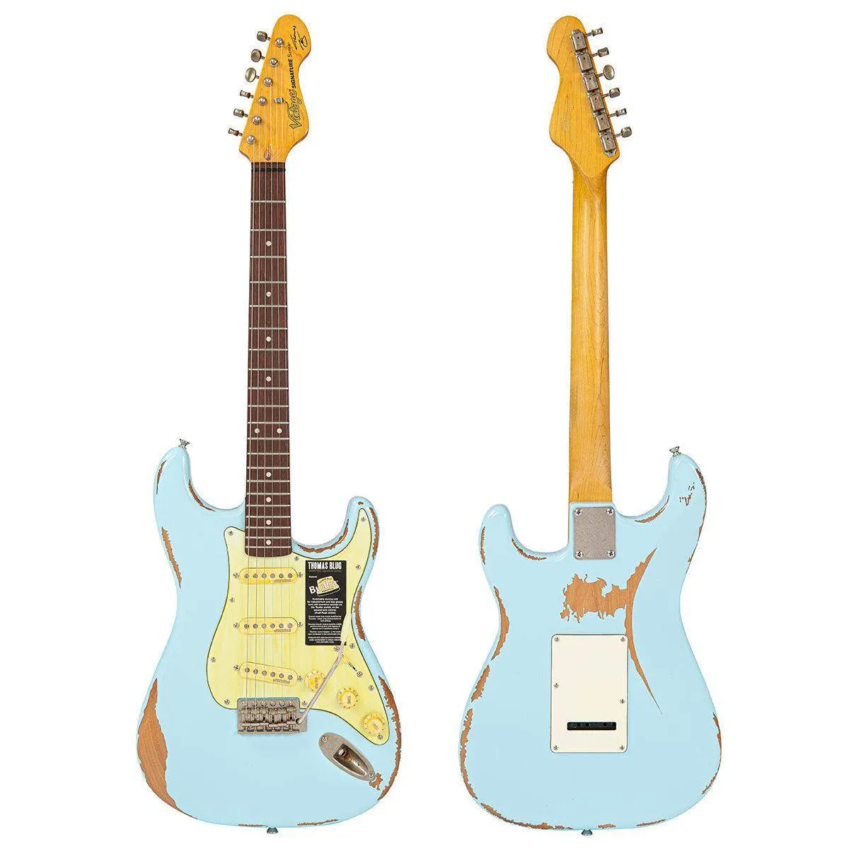 SOLD – Vintage V6 ProShop Unique ~ 'Aged Nitro Look' Laguna Blue