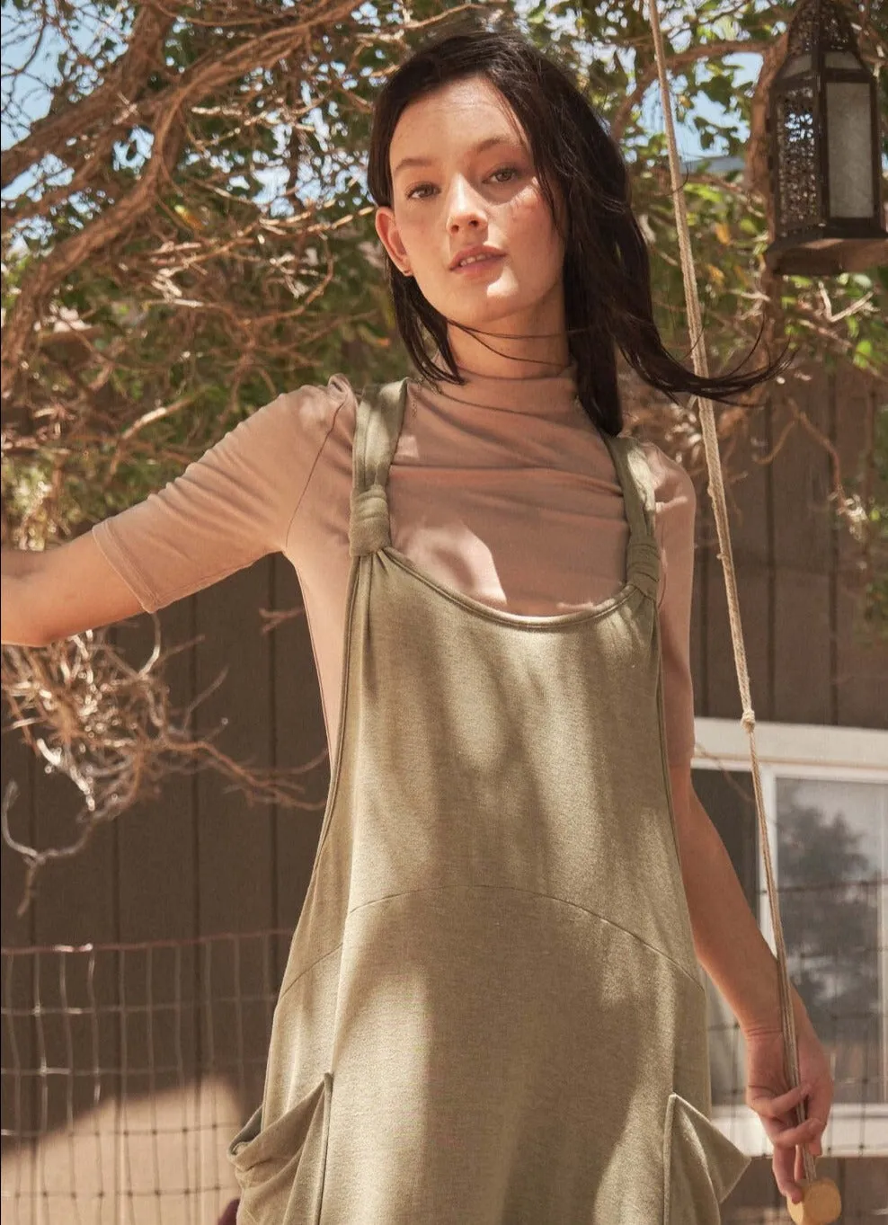 Solid Fitted Mock Neck Fitted Knit Top
