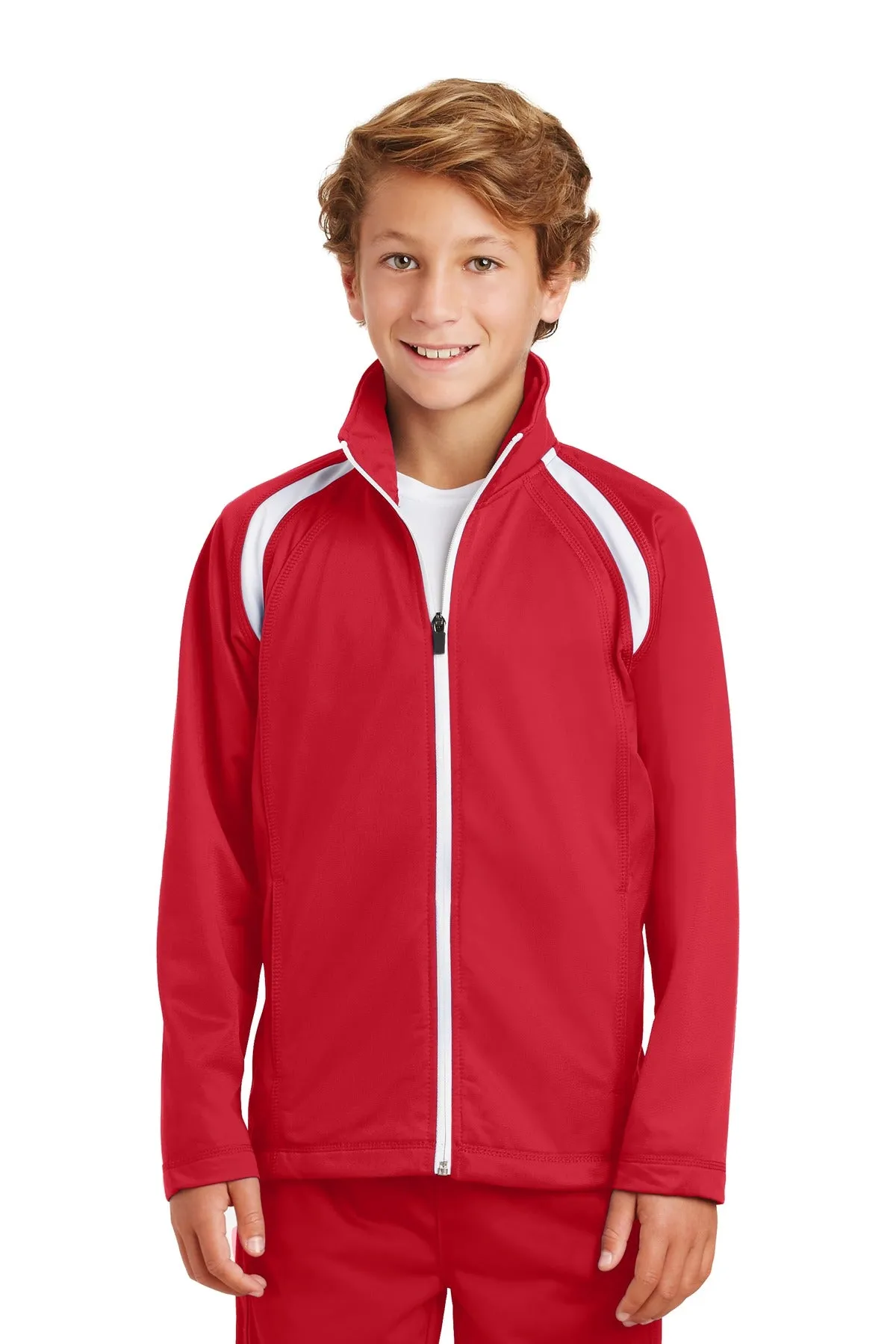 Sport-Tek? Youth Tricot Track Jacket. YST90