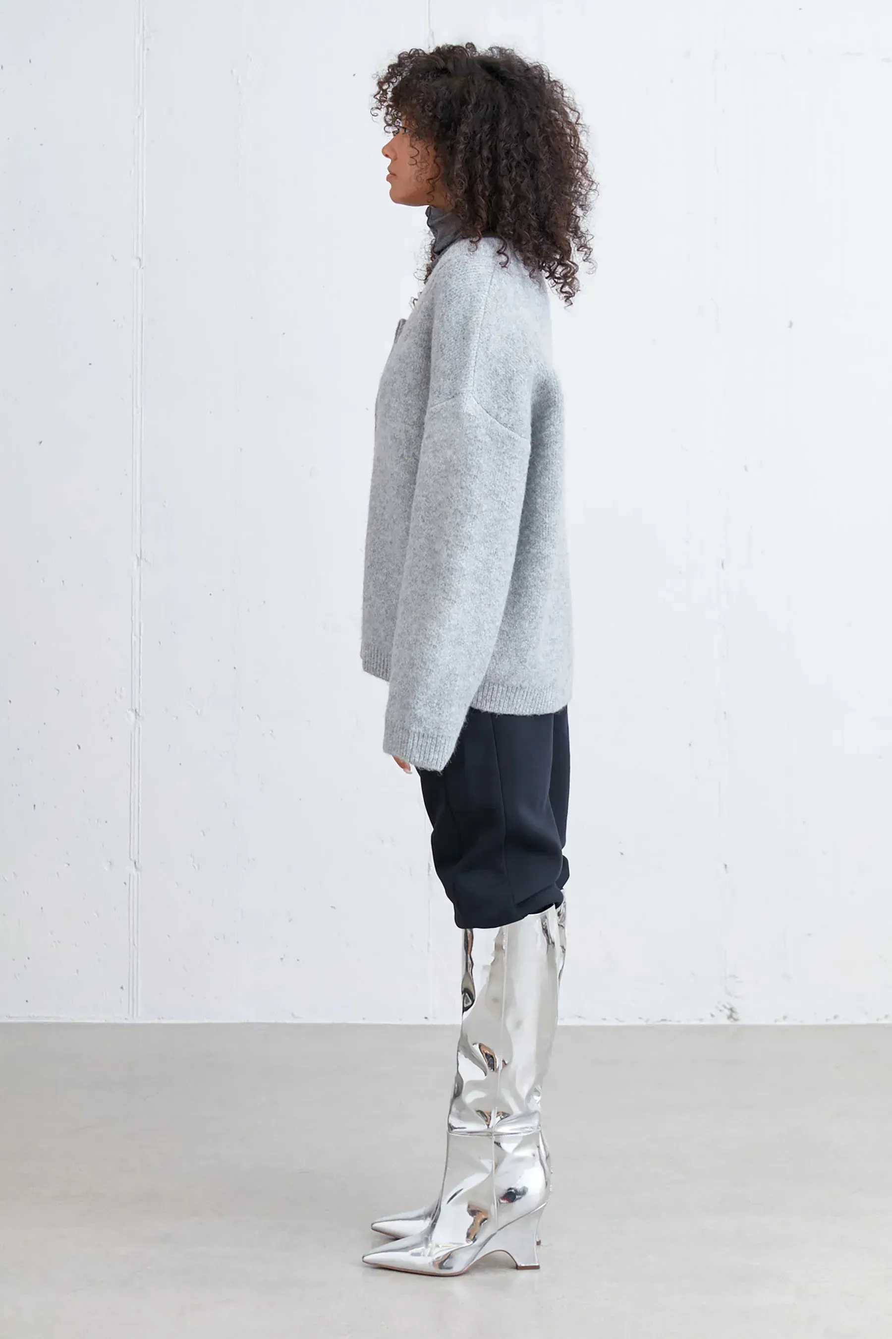 Square Neck Cardigan