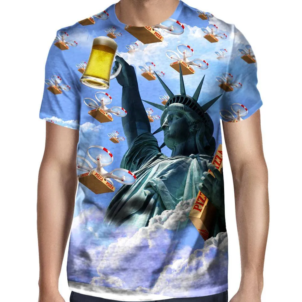 Statue Of Merica T-Shirt