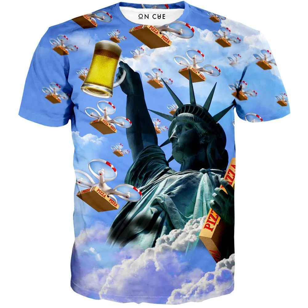 Statue Of Merica T-Shirt