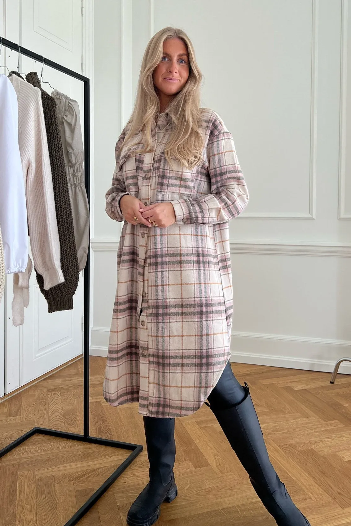 Stine Jakke - Beige Rosa