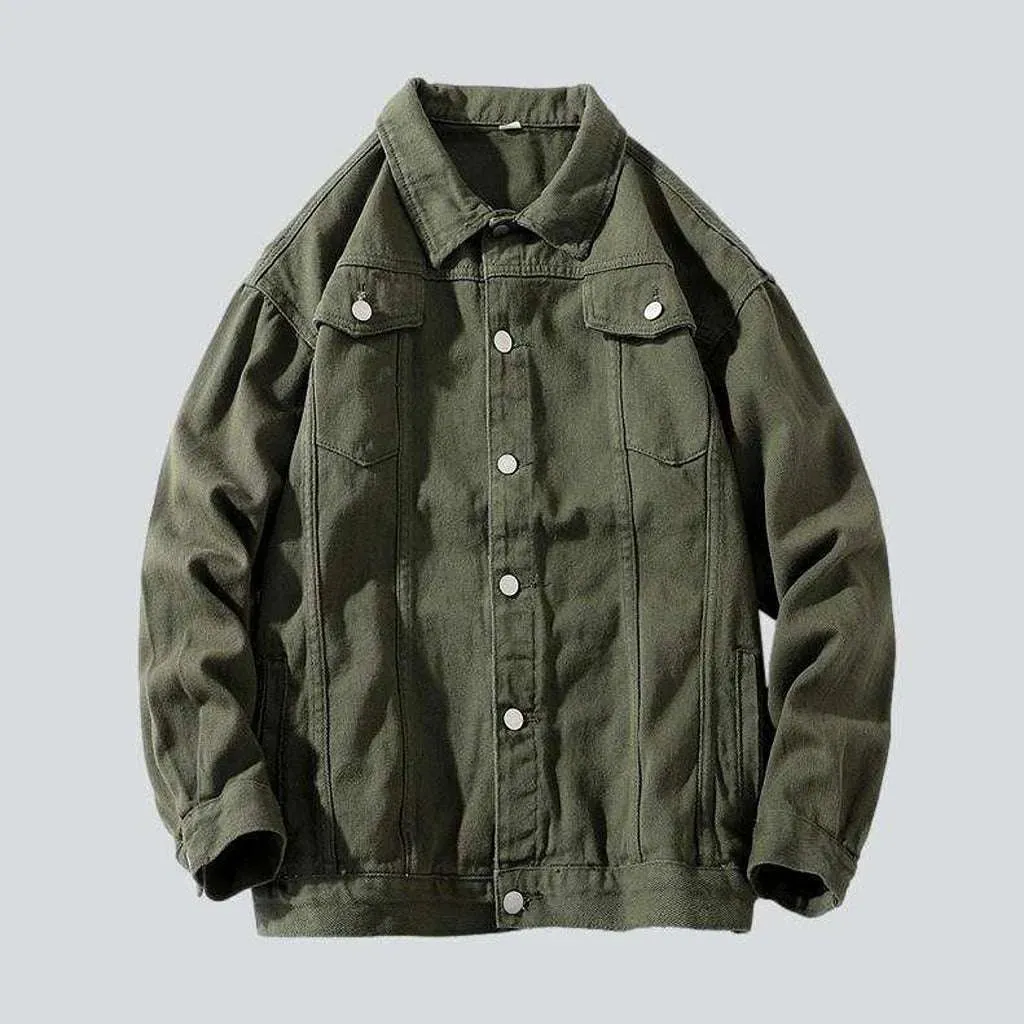 Street fashion men's denim jacket
