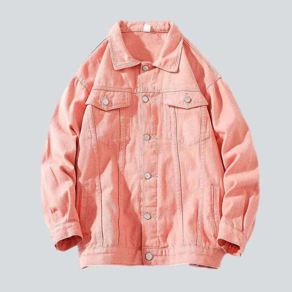 Street fashion men's denim jacket