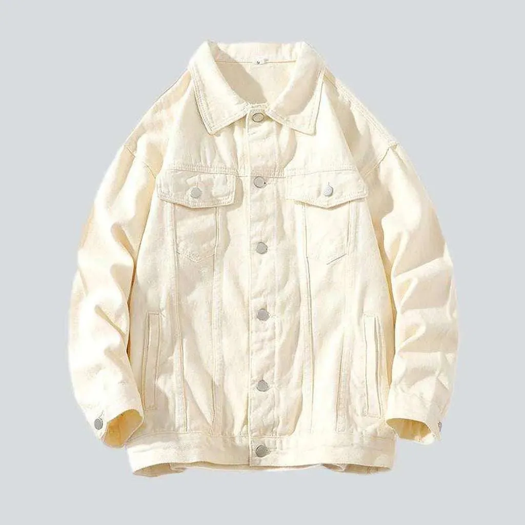 Street fashion men's denim jacket