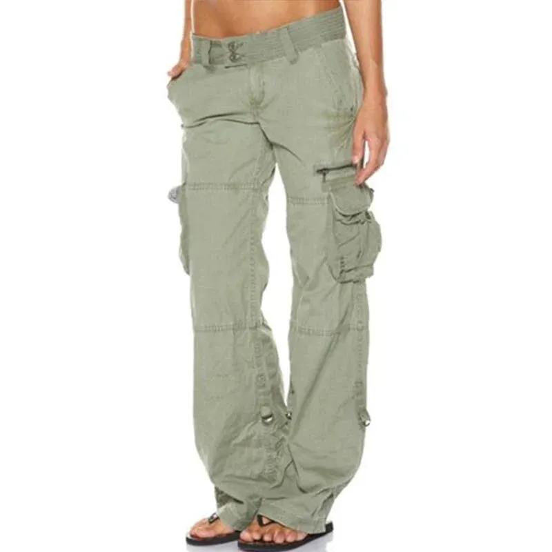 Stylish Cargo Pants with Pockets for Women