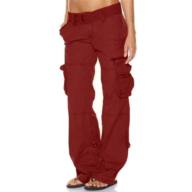 Stylish Cargo Pants with Pockets for Women