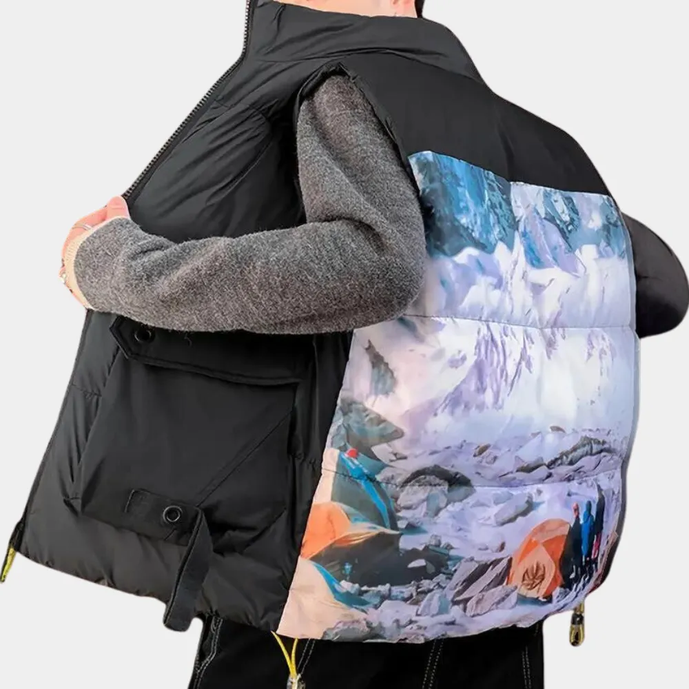 Stylish Konstantinos Men's Vest: Warmth for Cozy Winter Days
