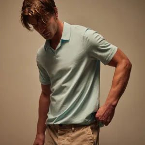 Sueded Jersey Polo - Taffy Pigment