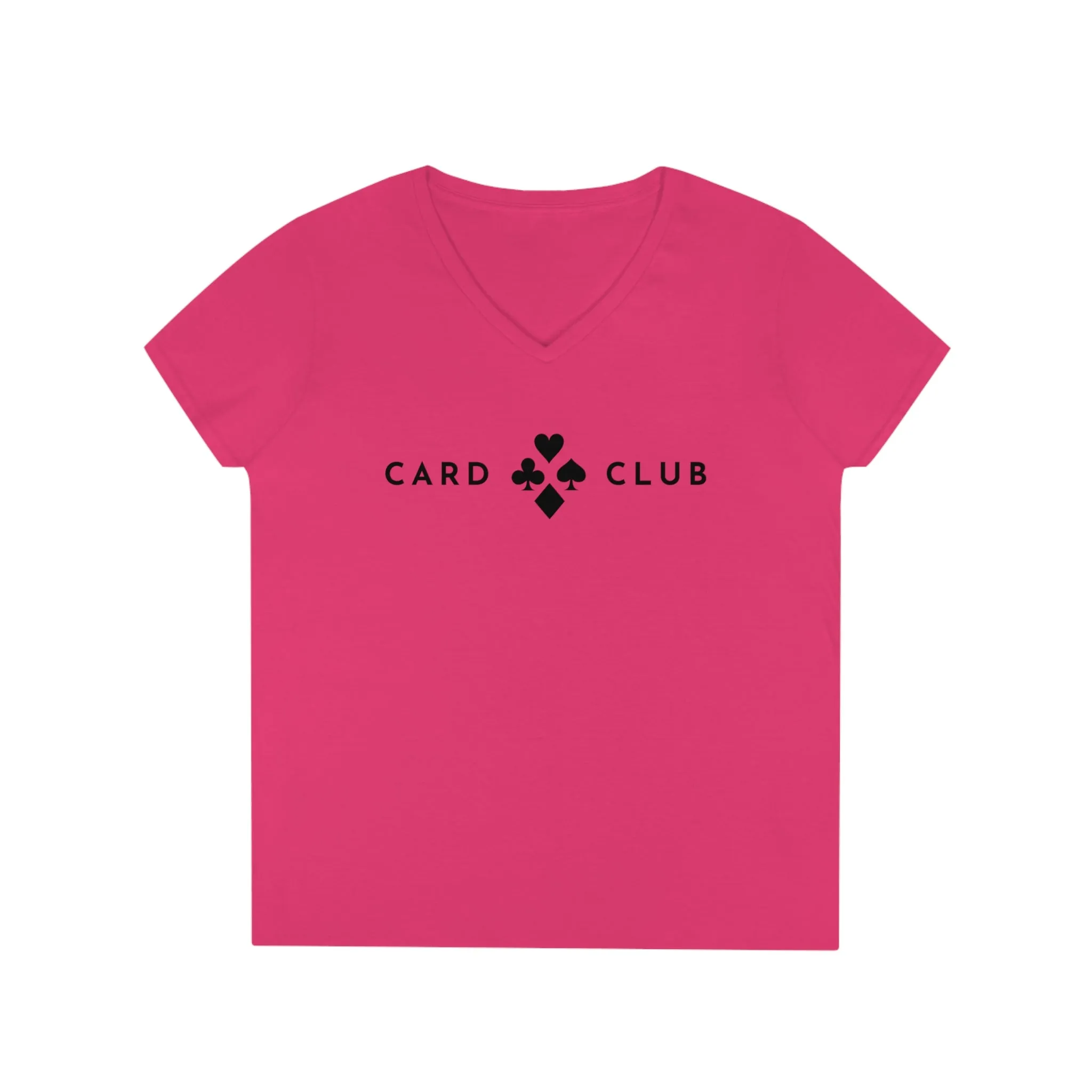 Suits - Card Club - Ladies' V-Neck T-Shirt