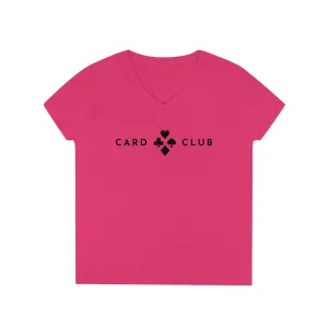 Suits - Card Club - Ladies' V-Neck T-Shirt