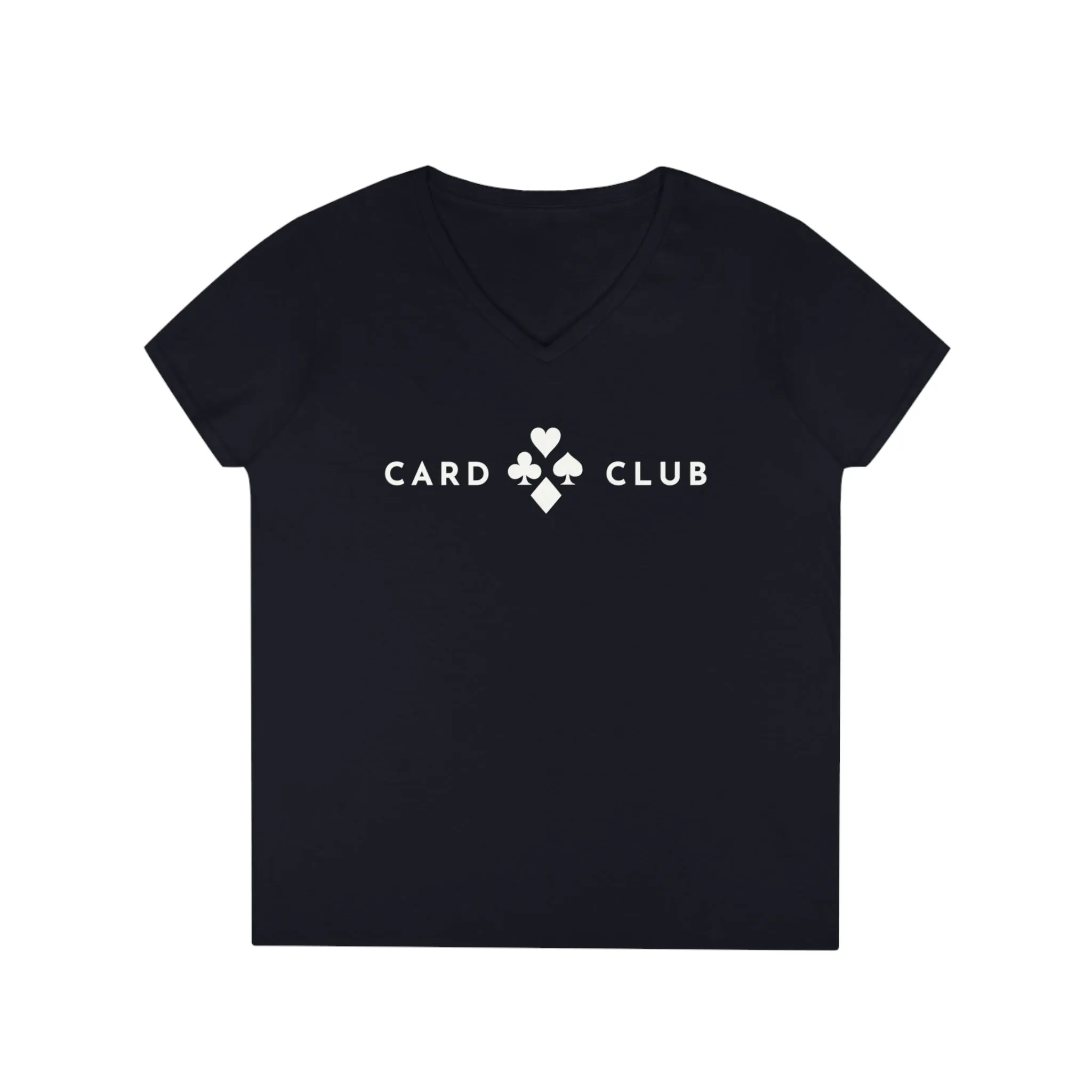 Suits - Card Club - Ladies' V-Neck T-Shirt