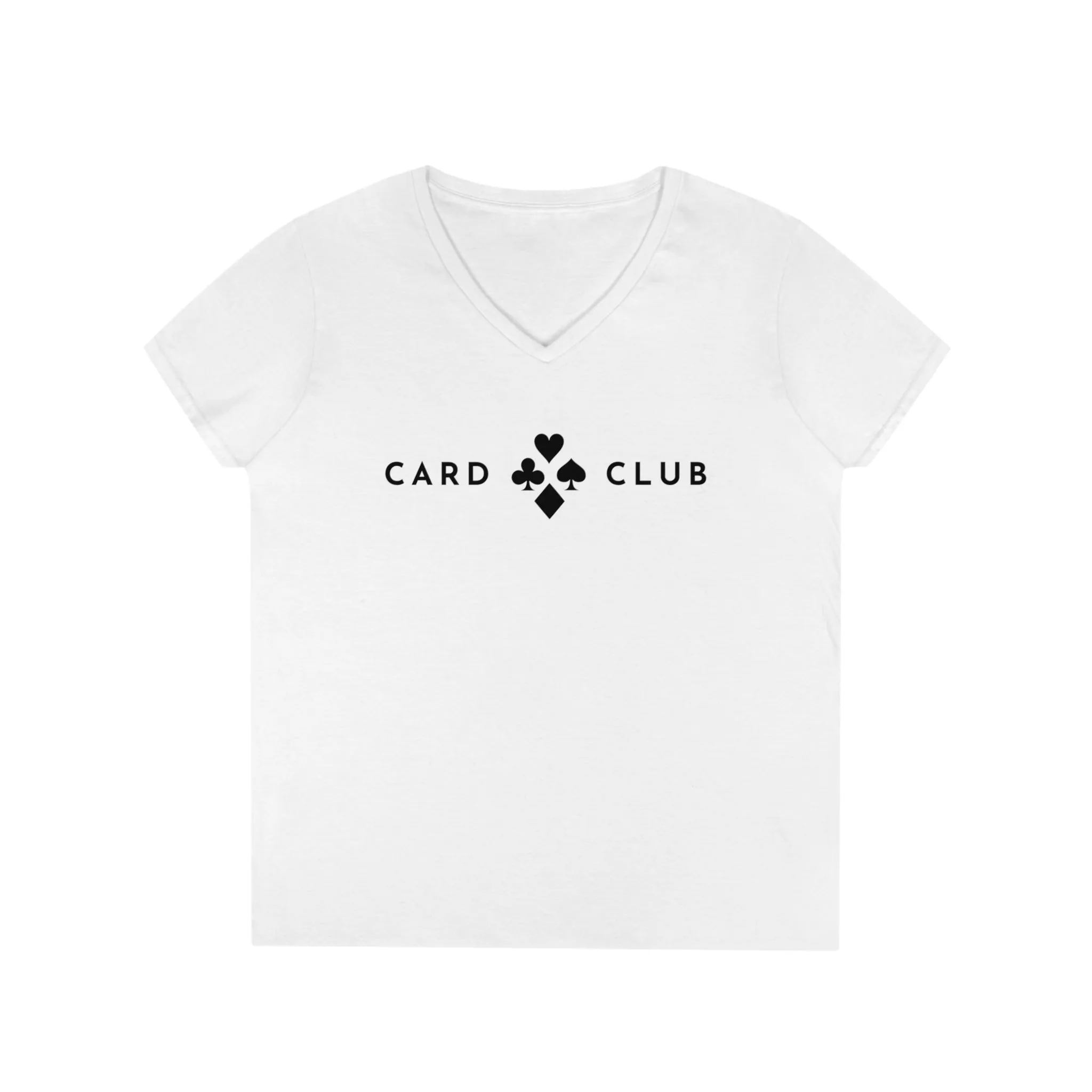 Suits - Card Club - Ladies' V-Neck T-Shirt