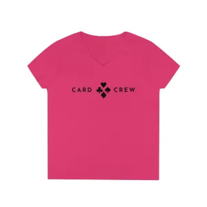 Suits - Card Crew - Ladies' V-Neck T-Shirt
