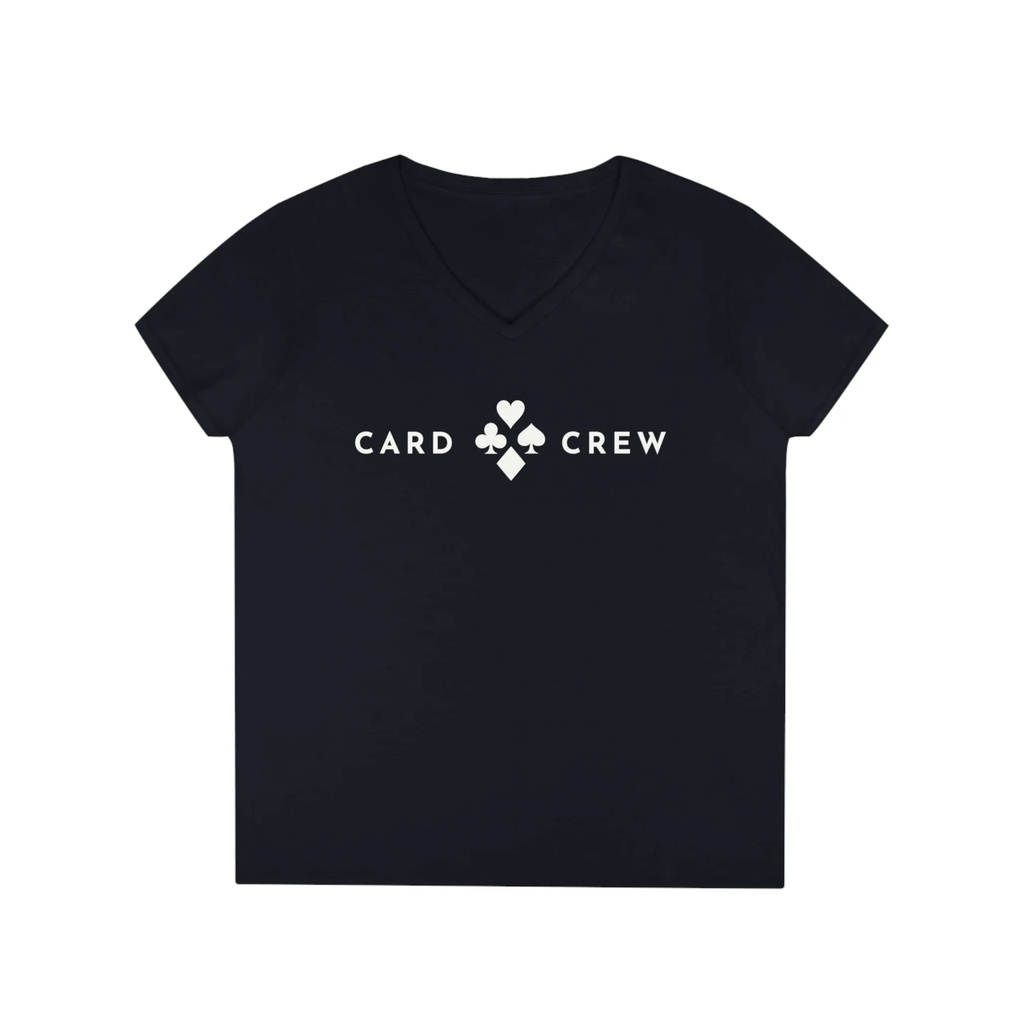 Suits - Card Crew - Ladies' V-Neck T-Shirt