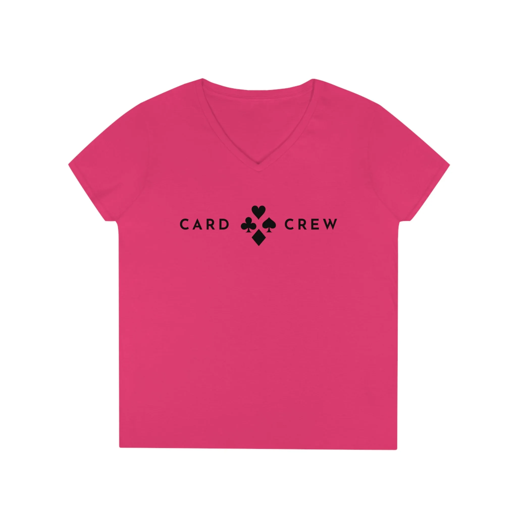 Suits - Card Crew - Ladies' V-Neck T-Shirt