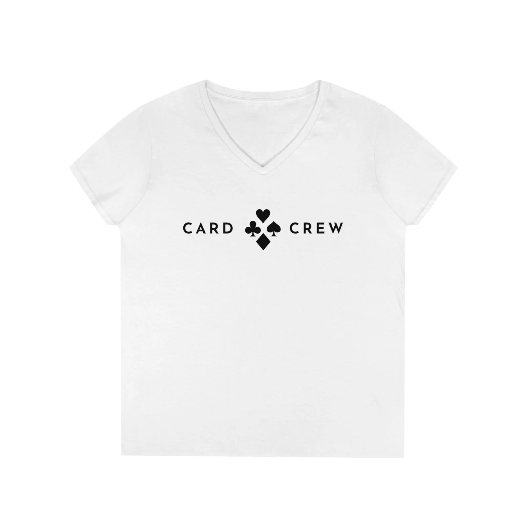 Suits - Card Crew - Ladies' V-Neck T-Shirt