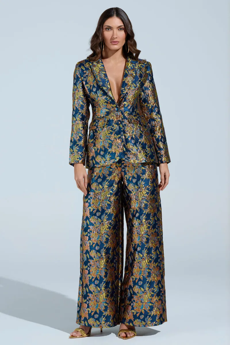 SURRENDER FLORAL BLAZER
