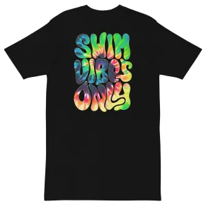 Swim Vibes Only Mens Premium Heavyweight T Shirt